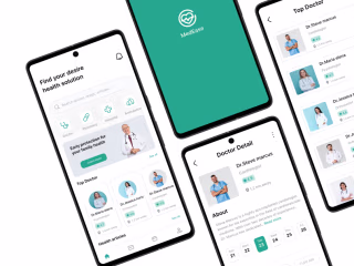 MedEase | Doctor Appointment Booking App on Behance