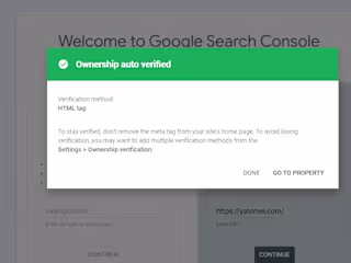 Google Ownership verification 