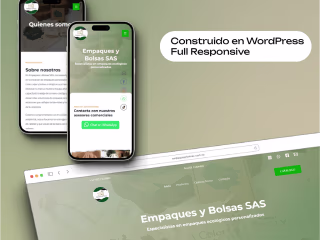 Website Design for Packaging Business