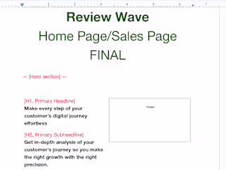 Landing Page Copy