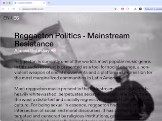 Reggaeton Politics