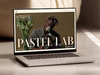 Pastel Lab – Modern Portfolio Template for Creatives
