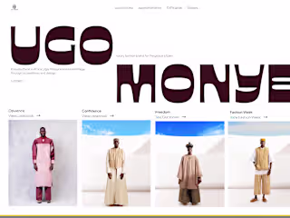 Fashion Website Design
