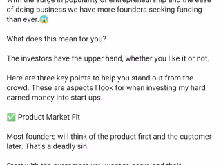 Are you an early stage founder seeking funding? Then keep readi…