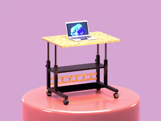 Adjustable Table | 3D Product Visualization