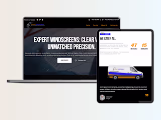 Website & Branding For Expert Windscreens