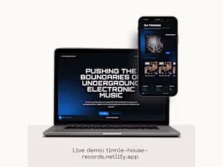 Web Platform for Electronic Music with SoundCloud Integration