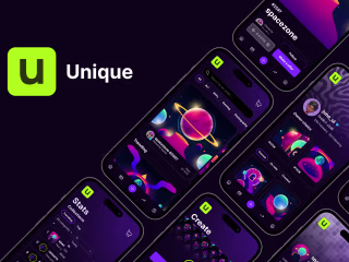 [UI/UX/Brand] 🌠 Unique Mobile App 