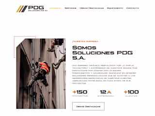 Soluciones PGD SA: Modern Construction Website