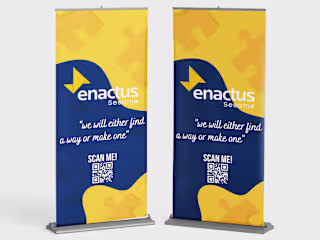 Roll-up Banner Design | Enactus Sesame