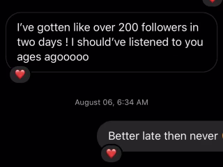 Better Late Than Never