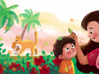 "FOREVER MINE" children book illustration  