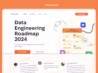 Data Engineering Roadmap 2025 Landing Page | Next.js 