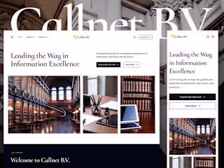 Callnet BV | UX/UI Website Design