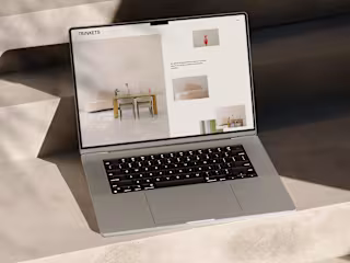 Trinkets Squarespace Website