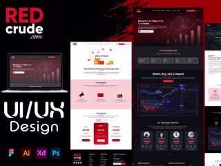 RedCrude landing page