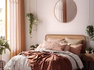 The Bohemian Style Bedroom Visualization
