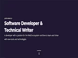 Jude Miracle: Software Developer