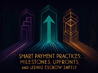 Smart Payment Practices: Milestones, Upfronts, and Using Escrow Safely