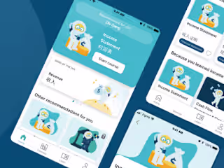 Language learning mobile app redesign