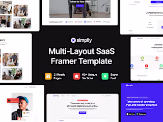 SaaS Website Framer Template