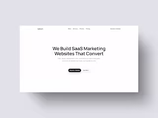Upturn – Web Design and Framer Development