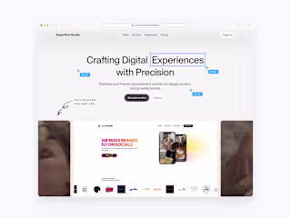 Superflow Studio Website Design