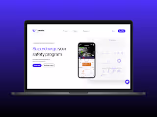 Webflow design and development for computer vision startup