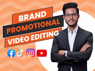 Brand promotional video editing