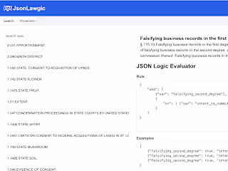 JsonLawgic: Law as Code