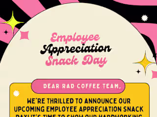 Invitation Design for an Employee Event