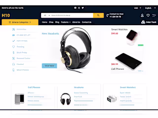 E-commerce (woocommerce) online store design