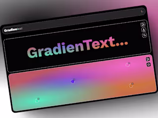 Gradientext: A Radial Gradient Design Tool