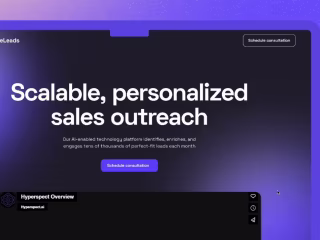Designed and developed Hyperscale's website in just seven days