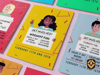 Print Design Campaign for Local Amazon: Engagement Fair Event