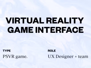 VR Game UI