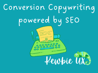 Kewbie UX Portfolio: Copywriting – Website copy