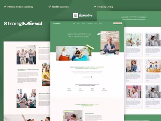 StrongMind - Mental Health & Psychologist Elementor Template