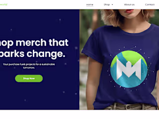 Ecommerce P.O.D. site Mrch.World
