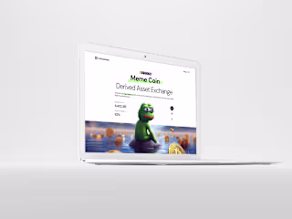 UI Design for MEME Coin NFT Landing Page