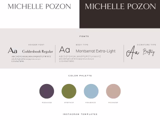 Michelle Pozon | Visual Brand Identity