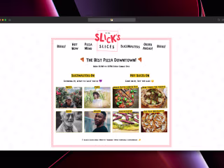 Slick's Slices: Frontend Website Development