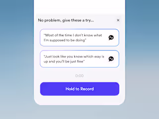 App design - AI Suggested Message Replies