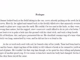 Prologue - Final Draft