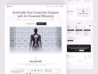 🚀 SwiftSupport: AI-Powered Customer Support Landing Page