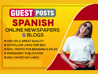 Guest posts on Spanish sites high da, traffic, google indexed