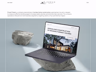 PROUD PROJECT – Architecture & Interior Studio Website 