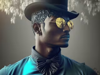 3D concept portrait render from reference