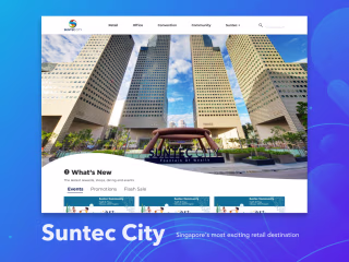 Suntec City: Website Redesign