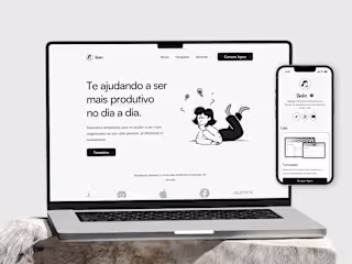 UI and Web Design used to create a Notion template store